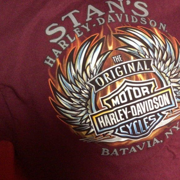 Vintage HARLEY DAVIDSON Batavia tshirt - Picture 4 of 5